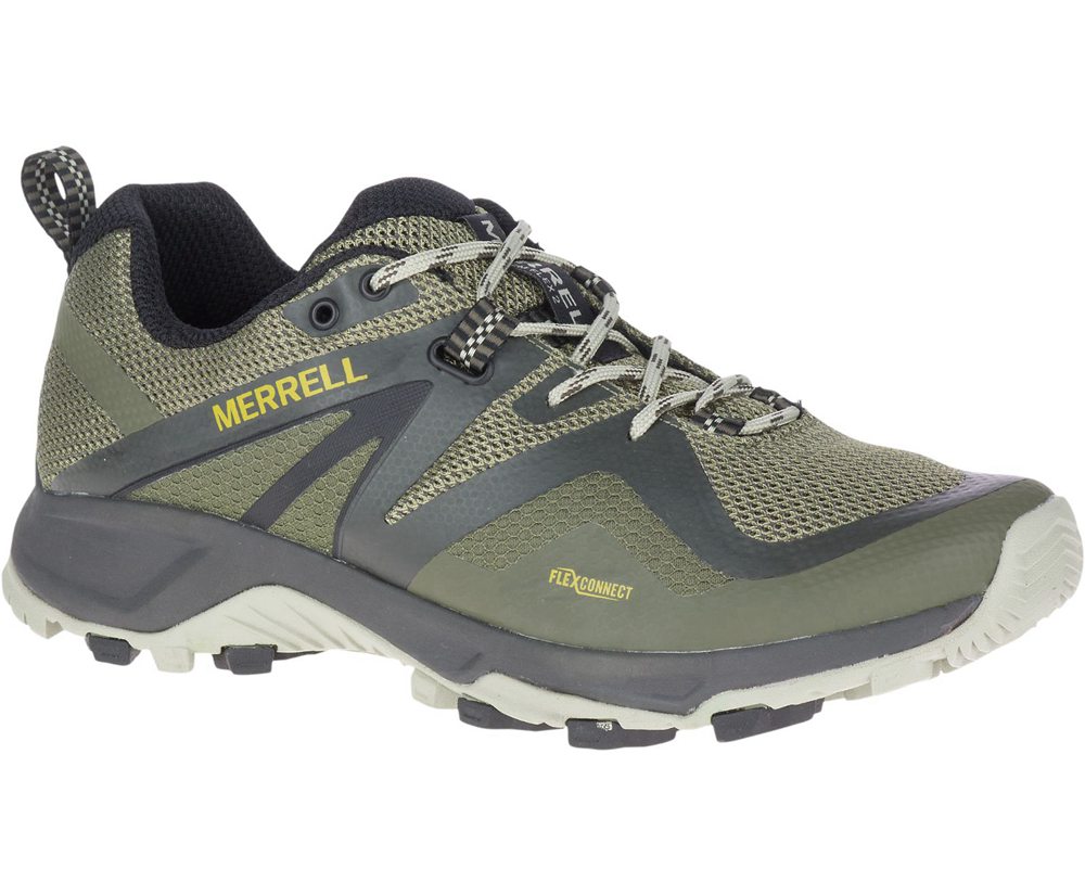 Merrell Hiking Shoes Olive - MQM Flex 2 - Mens 83QKGPECJ